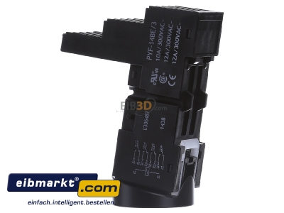 View on the right Metz Connect 110175 Relay socket 14-pin
