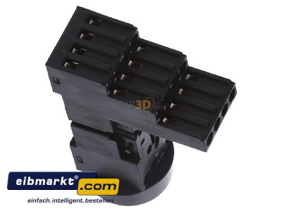 View top left Metz Connect 110175 Relay socket 14-pin
