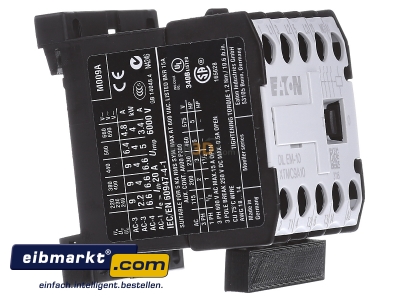 Ansicht links Eaton (Moeller) DILEM-10(230V50/60HZ Leistungsschtz AC-3/400V:4kW 3p 