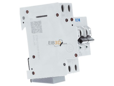 Ansicht links Eaton FAZ-C6/2 Leitungsschutzschalter C 6A, 2p 