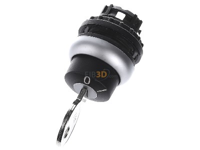 View up front Eaton M22-WRS-MS2 Key actuator black IP66 
