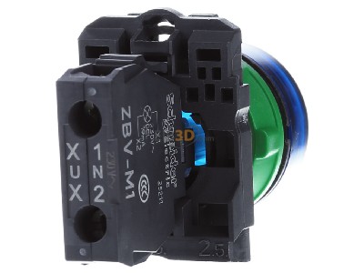 Ansicht hinten Schneider Electric XB5AVM6 Leuchtmelder bl LED-Modul 230V 