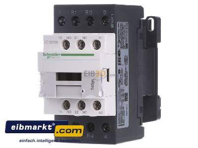 Front view Schneider Electric LC1D258P7 Magnet contactor 25A 230VAC - 
