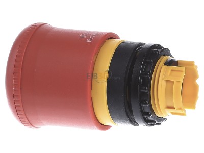 View on the right Eaton M22-PVT Mushroom-button actuator red IP67 
