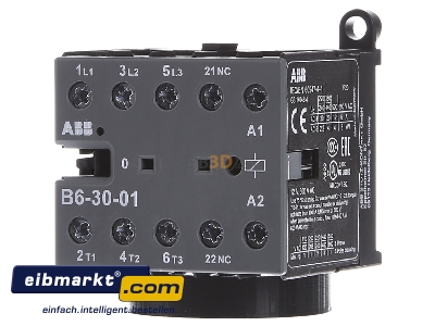 Frontansicht ABB Stotz S&J GJL1211001R8015 Kleinschtz B6-30-01-400AC