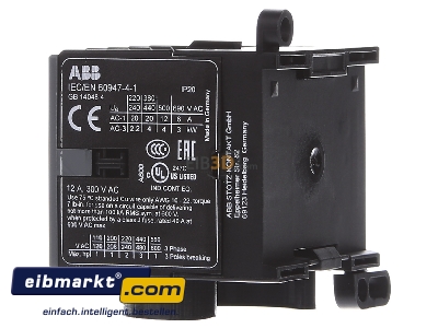 Ansicht rechts ABB Stotz S&J GJL1211001R8015 Kleinschtz B6-30-01-400AC