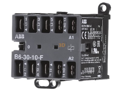 Front view ABB B6-30-10-F-400AC Magnet contactor 380...415VAC 
