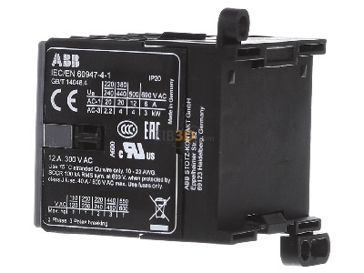 View on the right ABB B6-30-10-F-400AC Magnet contactor 380...415VAC 
