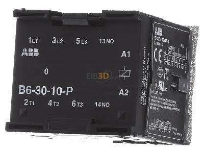 Front view ABB B6-30-10-P-80 Magnet contactor 220...240VAC 

