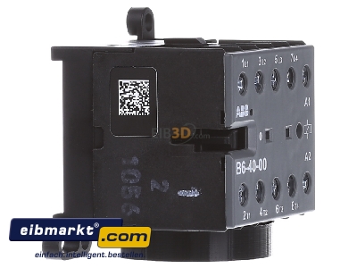 View on the left ABB Stotz S&J B6-40-00-24AC Magnet contactor 24VAC 
