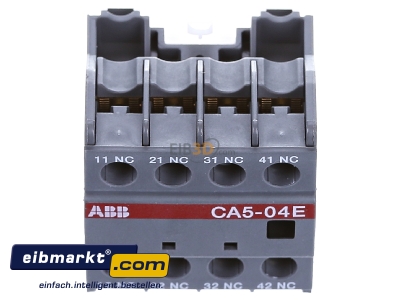 Ansicht oben vorne ABB Stotz S&J CA5-04E Hilfsschalter 