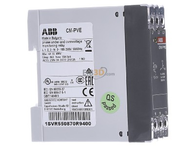 View on the left ABB CM-PVE Phase monitoring relay 185...460V 
