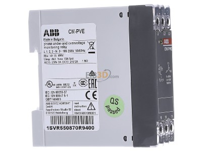 Ansicht links ABB CM-PVE Phasenwchter 320-460V, 1S 