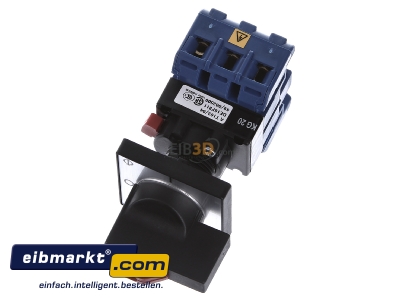 View up front Kraus&Naimer KG20A T103/04 FT2 Off-load switch 3-p 25A
