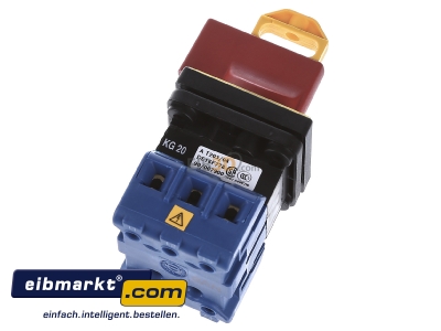 Top rear view Kraus&Naimer KG20A T203/04E Off-load switch 
