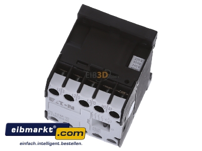Ansicht oben vorne Eaton (Moeller) DILEEM-10 #051609 Leistungsschtz AC-3/400V: 3kW 3p (220V50HZ,240 