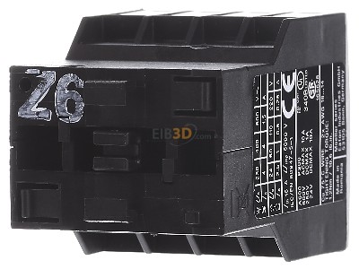 Back view Eaton DILM32-XHIC22 Auxiliary contact block 2 NO/2 NC 
