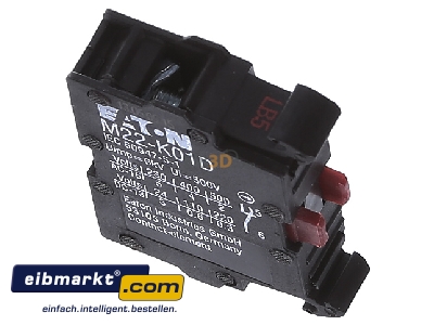 Ansicht oben links Eaton (Moeller) M22-K01D Kontaktelement 1s Front 