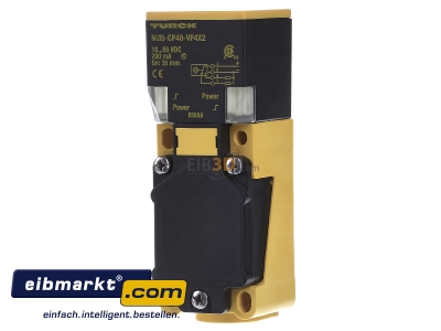 Frontansicht Turck NI35-CP40-VP4X2 Sensor,ind. quad. 40x40mm DC,pnp,ws,sn=35mm,nb 