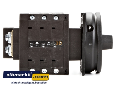 Ansicht links Hauptschalter Einbau T5B-3-8342/EA/SVB-SW Eaton (Moeller) T5B-3-8342/EA/SVB-SW