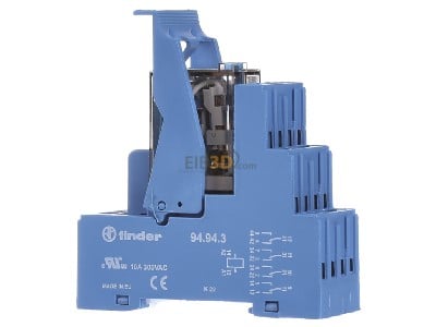 Front view Finder 59.34.9.024.0010 Switching relay DC 24V 7A 

