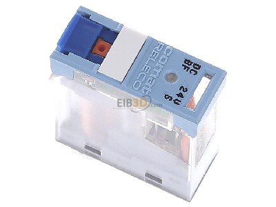Ansicht oben hinten Comat C10-A10X/DC24V-Relec Interface-Relais IRC blau 5-pin, 1 CO, X=LED 
