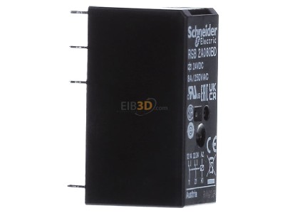 Ansicht links Schneider Electric RSB2A080BD Interface-Relais 2W,8A,24VDC 