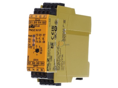 Frontansicht Pilz PNOZ XV1P #777602 Not-Aus-Schaltgert 30/24VDC 2n/o 1n/o t PNOZ XV1P 777602