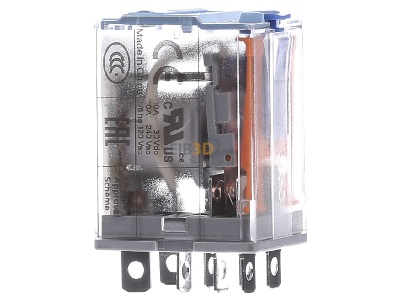 Ansicht rechts Comat C7-A20/DC24V-Releco Miniature-Relais QRC blau 8-pin, 2 CO 