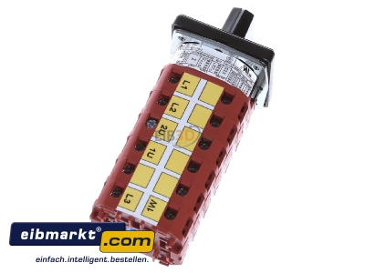 Top rear view Elektra Tailfingen V2N WP-F1-B-SI Off-load switch 
