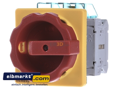 Front view Siemens Indus.Sector 3LD2003-2EP53 Safety switch 4-p 7,5kW 
