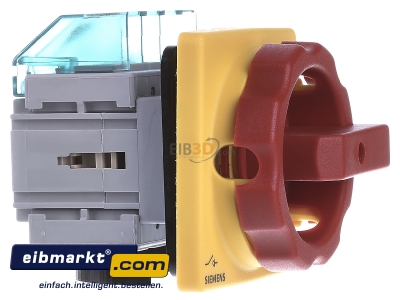 View on the left Siemens Indus.Sector 3LD2003-2EP53 Safety switch 4-p 7,5kW 
