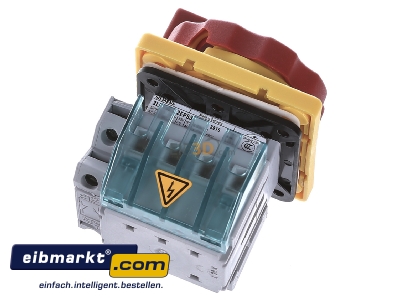 Top rear view Siemens Indus.Sector 3LD2003-2EP53 Safety switch 4-p 7,5kW 

