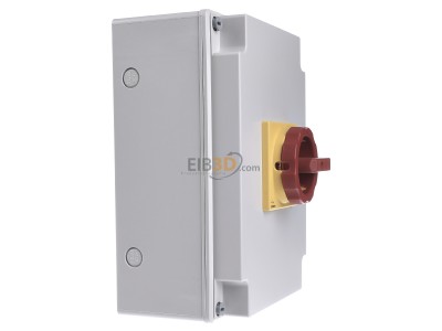 Ansicht links Siemens 3LD2766-1GP53 Haupt-/Not-Aus-Schalter 1S+1 1N 3p. 100A 