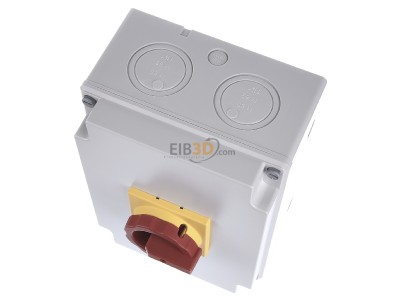 Ansicht oben vorne Siemens 3LD2766-1GP53 Haupt-/Not-Aus-Schalter 1S+1 1N 3p. 100A 