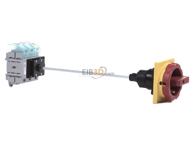Ansicht links Siemens 3LD2814-0TK53 Haupt-/Not-Aus-Schalter 3p. 125A 45kW/400V 
