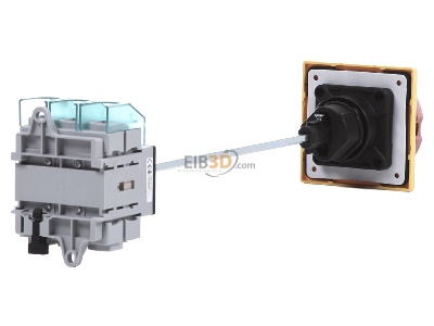 Ansicht hinten Siemens 3LD2814-0TK53 Haupt-/Not-Aus-Schalter 3p. 125A 45kW/400V 