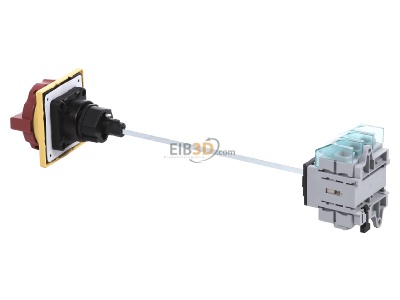 Ansicht oben rechts Siemens 3LD2814-0TK53 Haupt-/Not-Aus-Schalter 3p. 125A 45kW/400V 