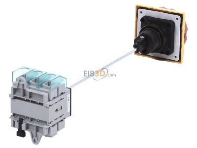 Top rear view Siemens 3LD2814-0TK53 Safety switch 3-p 45kW 
