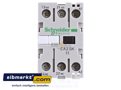 Frontansicht Schneider Electric CA2SK11B7 Hilfsschtz 1S1 24V 50/60HZ 