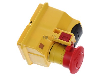 Ansicht oben links Schneider Electric GV2K04 Not-Aus-Pilztaster 