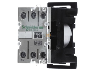 Front view Schneider Electric LC1SKGC200B7 Magnet contactor 5A 24VAC 
