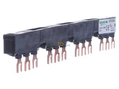 View on the left Schneider Electric GV2G454 Phase busbar 3-p 206mm 
