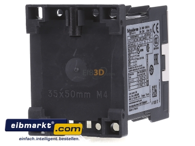 Ansicht hinten Schneider Electric LC1K09008E7 Schtz 9A 48V 50/60HZ 