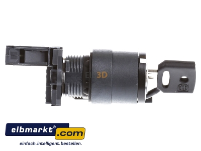View on the right Schneider Electric XB5AG21 Key switch 1NO/0NC 
