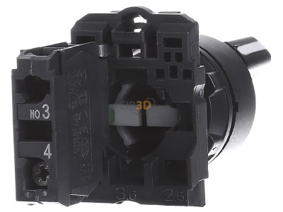 Ansicht hinten Schneider Electric XB5AD21 Wahlschalter 2-Stellungen 