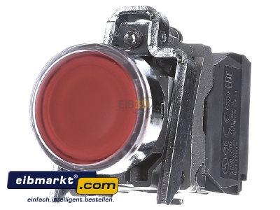 Frontansicht Schneider Electric XB4BW34B5 Leuchtdrucktaster rt LED Modul 24V 1S 1 