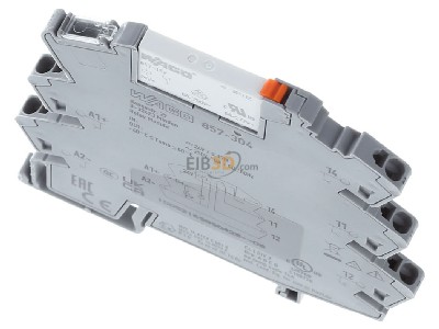 Ansicht oben vorne WAGO 857-304 Relaisbaustein steckbar 24VDC/5A 10mA 1W 
