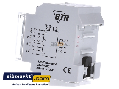 View on the right Metz Connect 110 562 Analogue input for bus system 4-ch 
