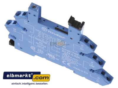 View up front Finder 93.51.0.024 Relay socket 5-pin 
